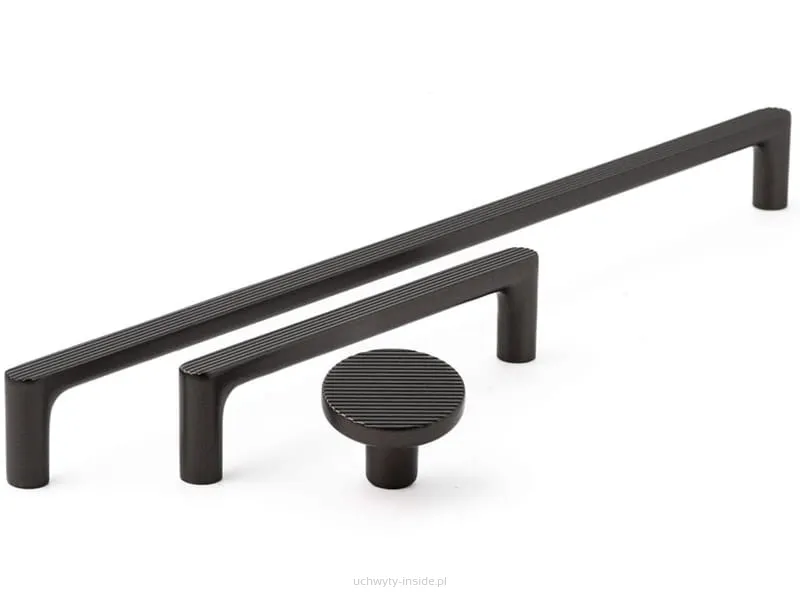 Uchwyt  meblowy 4734/128 grafit czarny mat