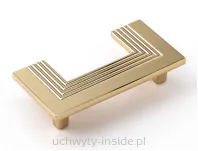 Uchwyt meblowy prostokątny 4848/96 złoty połysk - 2
