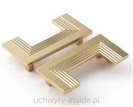 Uchwyt meblowy prostokątny 4848/96 złoty połysk - 3