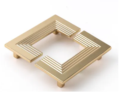 Uchwyt meblowy prostokątny 4848/96 złoty połysk