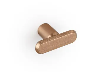 Gałka meblowa "T"FASE 0712/52  cava mosiądz szczotkowany