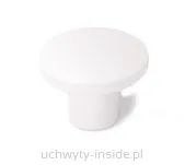 Gałka meblowa 0168/26 biały mat - 2