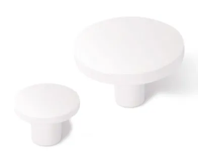 Gałka meblowa 0168/26 biały mat