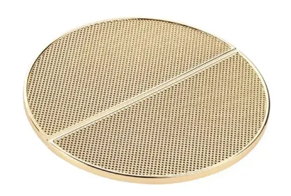 Uchwyt meblowy duży półokrągły 1194.96 złoty połysk