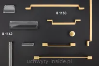 Uchwyt metalowy 81160/160 złoty mat - 4