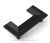 Uchwyt meblowy prostokątny 4848.96/czarny mat - 3