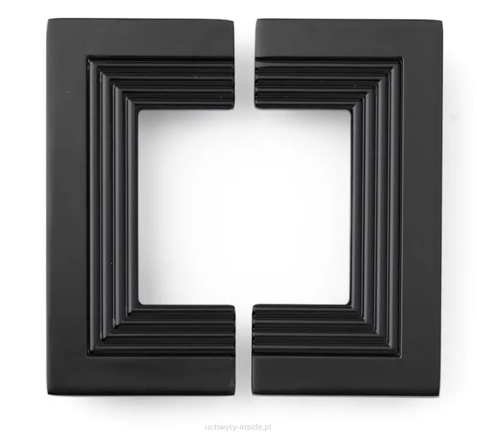 Uchwyt meblowy prostokątny 4848.96/czarny mat