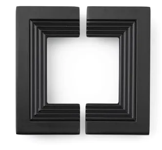 Uchwyt meblowy prostokątny 4848.96/czarny mat