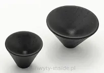 Gałka drewniana Conic 0538/29 czarny jesion lakier - 2