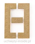 Uchwyt meblowy prostokątny 4875.016/ złoty szczotkowany - 3