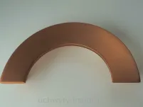 Uchwyt meblowy półkole 4805/128 złoty mat szampański - 5