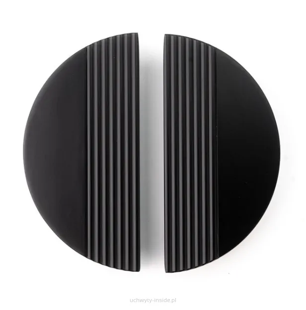 Uchwyt meblowy  półkole 4827/128 czarny mat