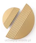 Uchwyt półkole 4827/64 złoty szczotkowany - 2