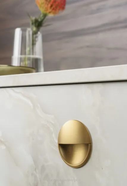 Uchwyt wpuszczany 0635/60 mosiądz cava