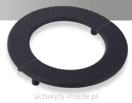 Uchwyt meblowy duży półokrągły 1197.192 czarny mat - 2