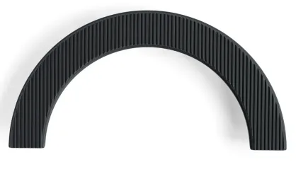 Uchwyt meblowy duży półokrągły 1197.192 czarny mat