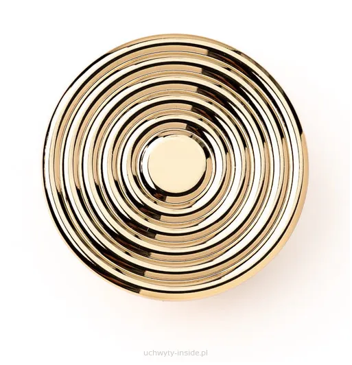 Gałka meblowa 4823/16 fi 60 złoty połysk