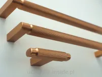 Uchwyt meblowy Brooklin 0676/160 złoty mat cava - 2