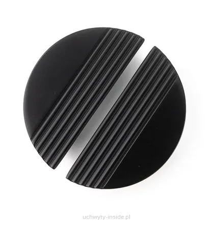 Uchwyt meblowy  półkole 4827/64 czarny mat