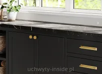 Uchwyt metalowy 2457-174 ZN87 złoty mat - 4