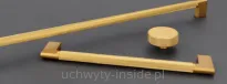 Uchwyt metalowy 2457-174 ZN87 złoty mat - 2