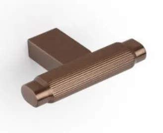 Gałka meblowa"T" Brooklyn 0676/55 brąz szczotkowany