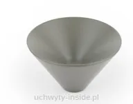 Gałka metalowa Conic 0538/29 szary mech - 2