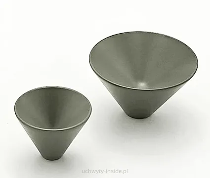 Gałka metalowa Conic 0538/29 szary mech