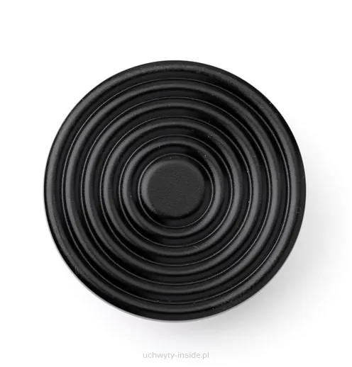 Gałka meblowa 4823/16 fi 60 czarny mat