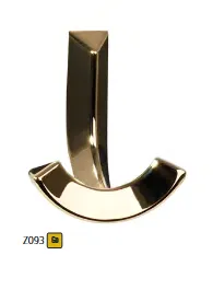 Wieszak metalowy Z093 złoty połysk