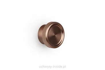 Gałka meblowa 0710/ fi 45 brąz szczotkowany