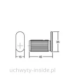 Wieszak ścienny  BROOKLYN 7045  tytan - 2