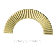 Uchwyt meblowy duży półokrągły  1193.128 złoty mat - 2