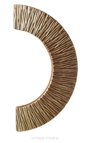 Uchwyt meblowy  półkole 4830/128 złoty szczotkowany mat