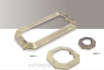 Uchwyt meblowy duży oktagonalny 1215.224 złoty mat - 5