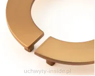 Uchwyt meblowy 4805/128 złoty szampan - 3