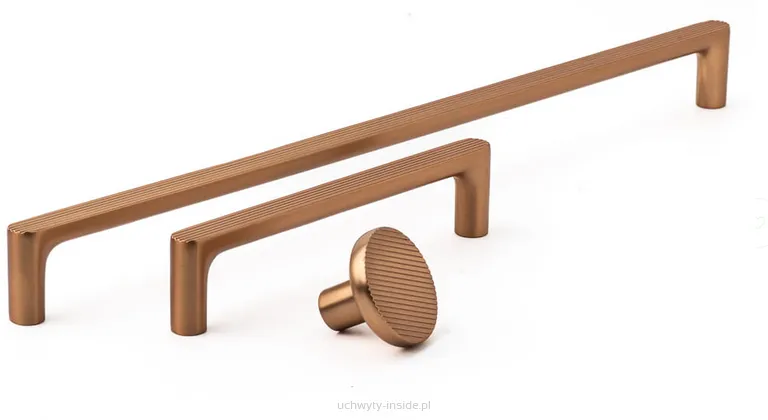 Uchwyt  meblowy 4734/128 złoty szampański matowy