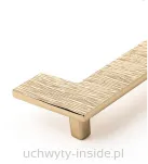 Uchwyt meblowy prostokątny 4877.160 złoty połysk - 2
