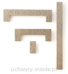 Uchwyt meblowy prostokątny 4877.160 złoty połysk - 3