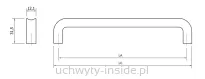 Uchwyt meblowy 0645/192 czarny mat - 4