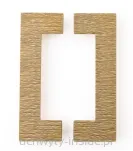 Uchwyt meblowy prostokątny 4877/160 złoty szczotkowany - 3